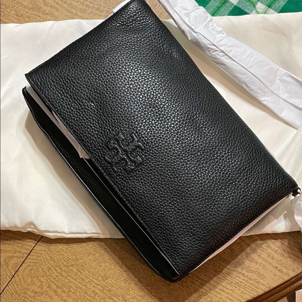 Black Leather Tory Burch crossbody